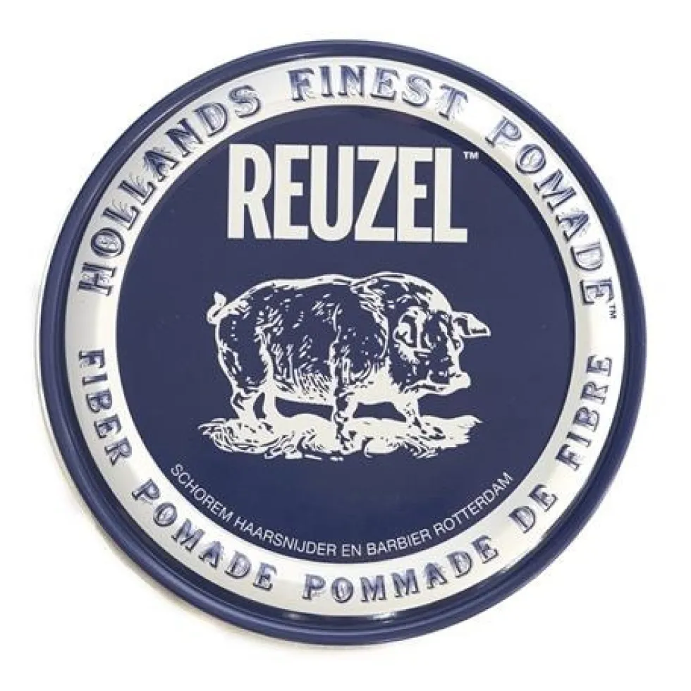 Reuzel Hollands Finest Pomade mocna włóknista pomada na bazie wody Navy 35g