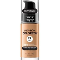 Revlon ColorStay Makeup for Combination/Oily Skin SPF15 podkład do cery mieszanej i tłustej 350 Rich Tan 30ml