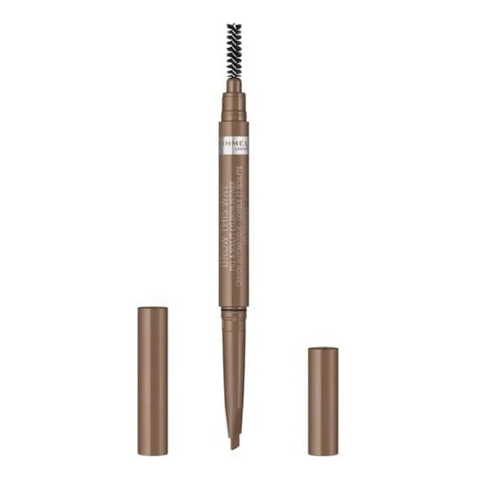 Rimmel Brow This Way Fill & Sculpt automatyczna kredka do brwi z wegańską formułą 001 Blonde 0.25g