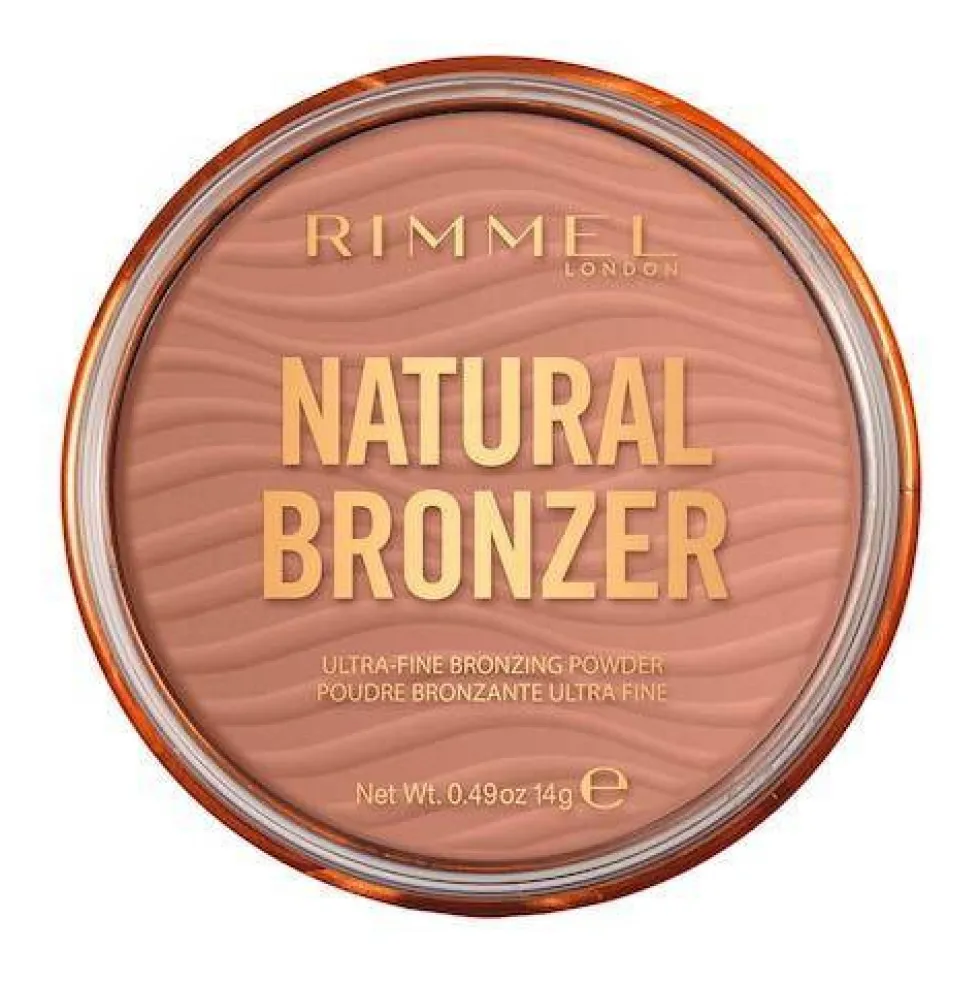 Rimmel Natural Bronzer bronzer do twarzy z rozświetlającymi drobinkami 001 Sunlight 14g