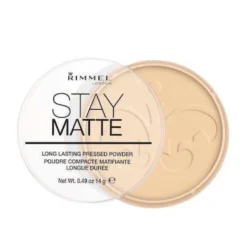 Rimmel Stay Matte Powder puder prasowany 001 Transparent 14g
