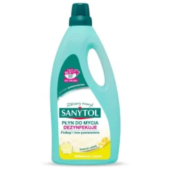 SANYTOL Płyn uniwersalny do mycia i dezynfekcji podłóg i innych powierzchni o zapachu cytryny i liści oliwnych 1000ml