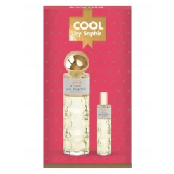 Saphir Cool de Saphir Pour Femme zestaw woda perfumowana spray 200ml + woda perfumowana spray 30ml