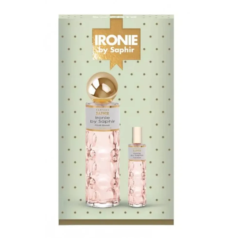 Saphir Ironie Pour Femme zestaw woda perfumowana spray 200ml + woda perfumowana spray 30ml