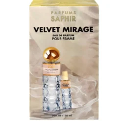Saphir Velvet Mirage Pour Femme zestaw woda perfumowana spray 200ml + woda perfumowana spray 30ml