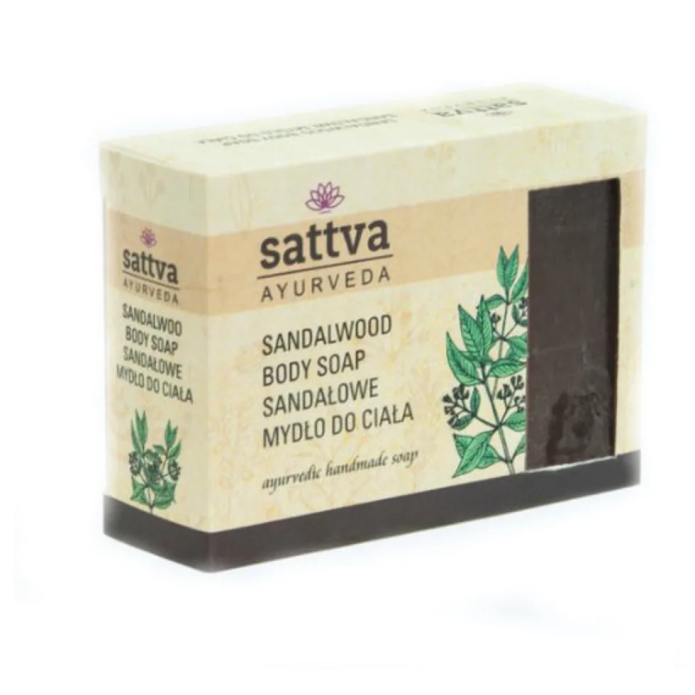 Sattva Body Soap indyjskie mydło glicerynowe Sandalwood 125g