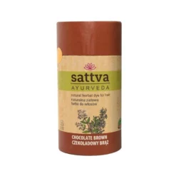Sattva Natural Herbal Dye for Hair naturalna ziołowa farba do włosów Chocolate Brown 150g