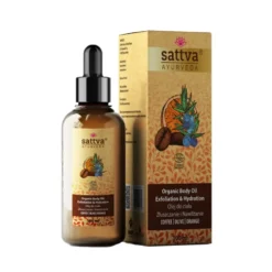 Sattva Organic Body Oil organiczny olejek do masażu ciała Kawa i Pomarańcza 100ml