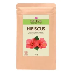 Sattva Zakwaszacz do henny i ziół barwiących Hibiscus 70g