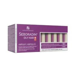 SEBORADIN Oily Hair ampułki do włosów przetłuszczających się i skłonnych do wypadania 14x5.5ml