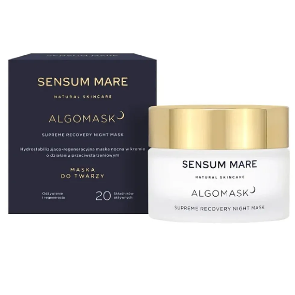 Sensum Mare Algomask hydrostabilizująco regeneracyjna maska nocna w kremie 50ml