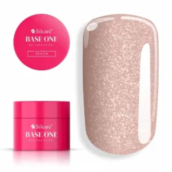 Silcare Base One Shimmer Peach żel budujący do paznokci 50g