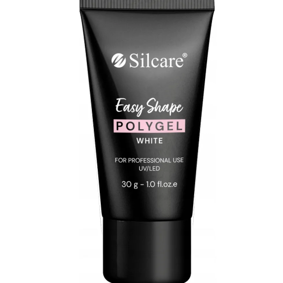 Silcare Easy Shape Polygel akrylożel do paznokci White 30g