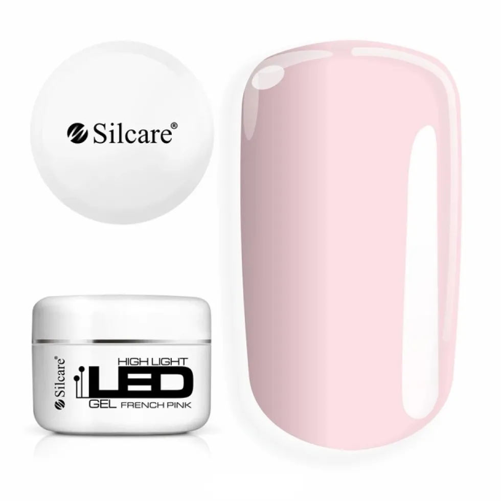 Silcare High Light LED Gel French Pink żel budujący 100g