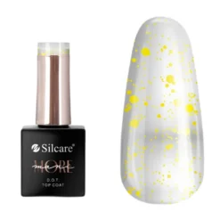 Silcare maniMORE DOT top coat do paznokci Yellow 10g