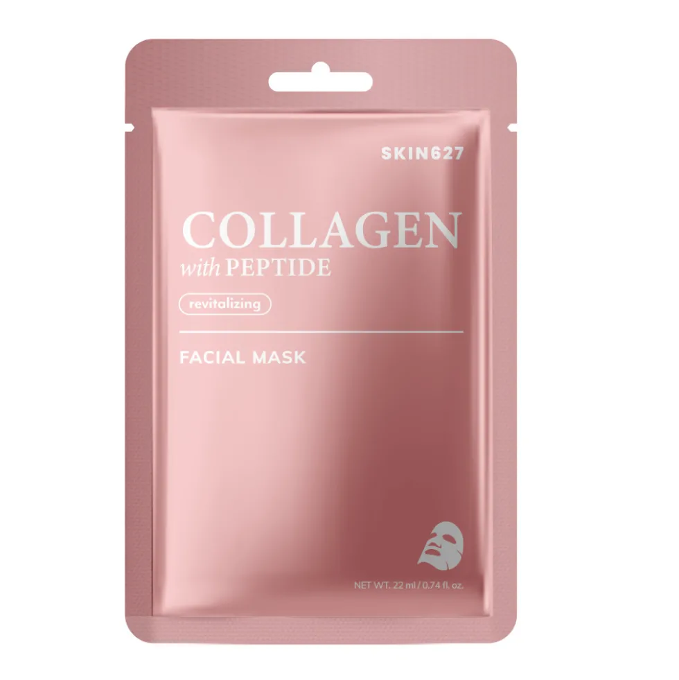 SKIN627 Collagen with Peptide rewitalizująca maska w płachcie 22ml