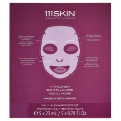 111Skin Y Theorem Bio Cellulose Facial Mask biocelulozowa maseczka w płachcie 5x23ml
