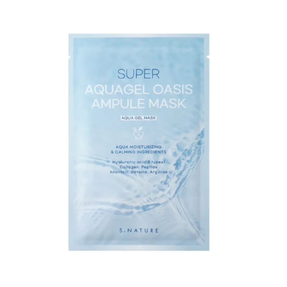 S.NATURE Super Aquagel Oasis Ampule Mask nawilżająca maska w płachcie 30ml