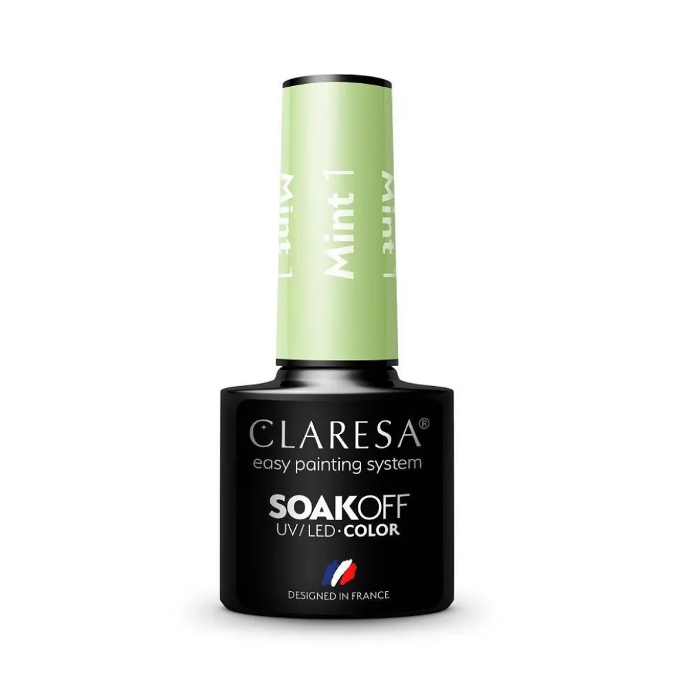 Soak Off UV/LED Mint lakier hybrydowy 1 5g