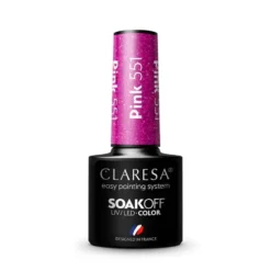 Soak Off UV/LED Pink lakier hybrydowy 551 5g
