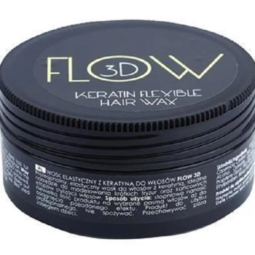 Stapiz Flow 3D Keratin Flexible Hair Wax elastyczny wosk do włosów z keratyną 100g