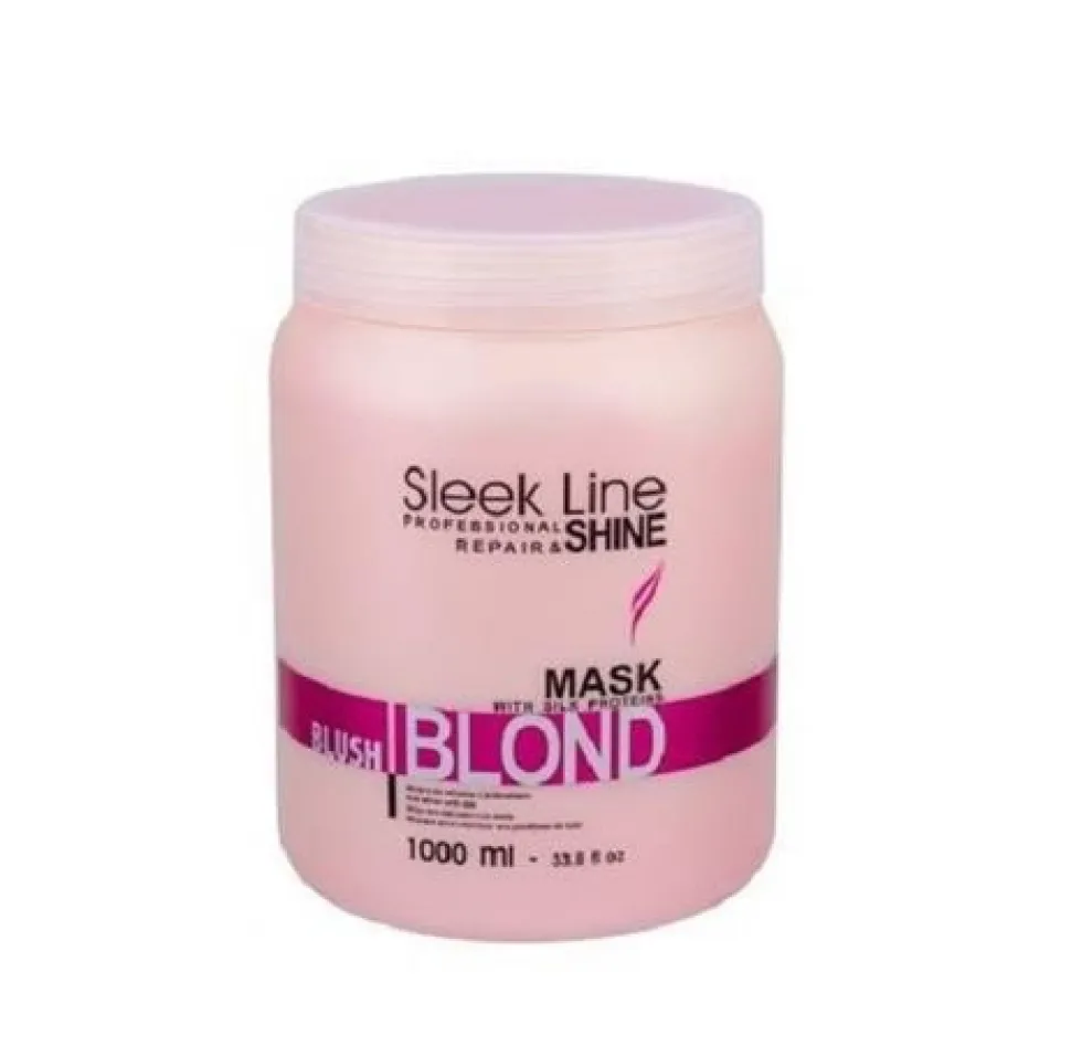 Stapiz Sleek Line Blush Blond Mask maska do włosów blond z jedwabiem 1000ml