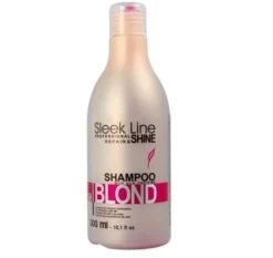 Stapiz Sleek Line Blush Blond Shampoo szampon do włosów blond z jedwabiem 300ml