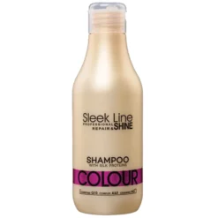 Stapiz Sleek Line Colour Shampoo szampon z jedwabiem do włosów farbowanych 300ml