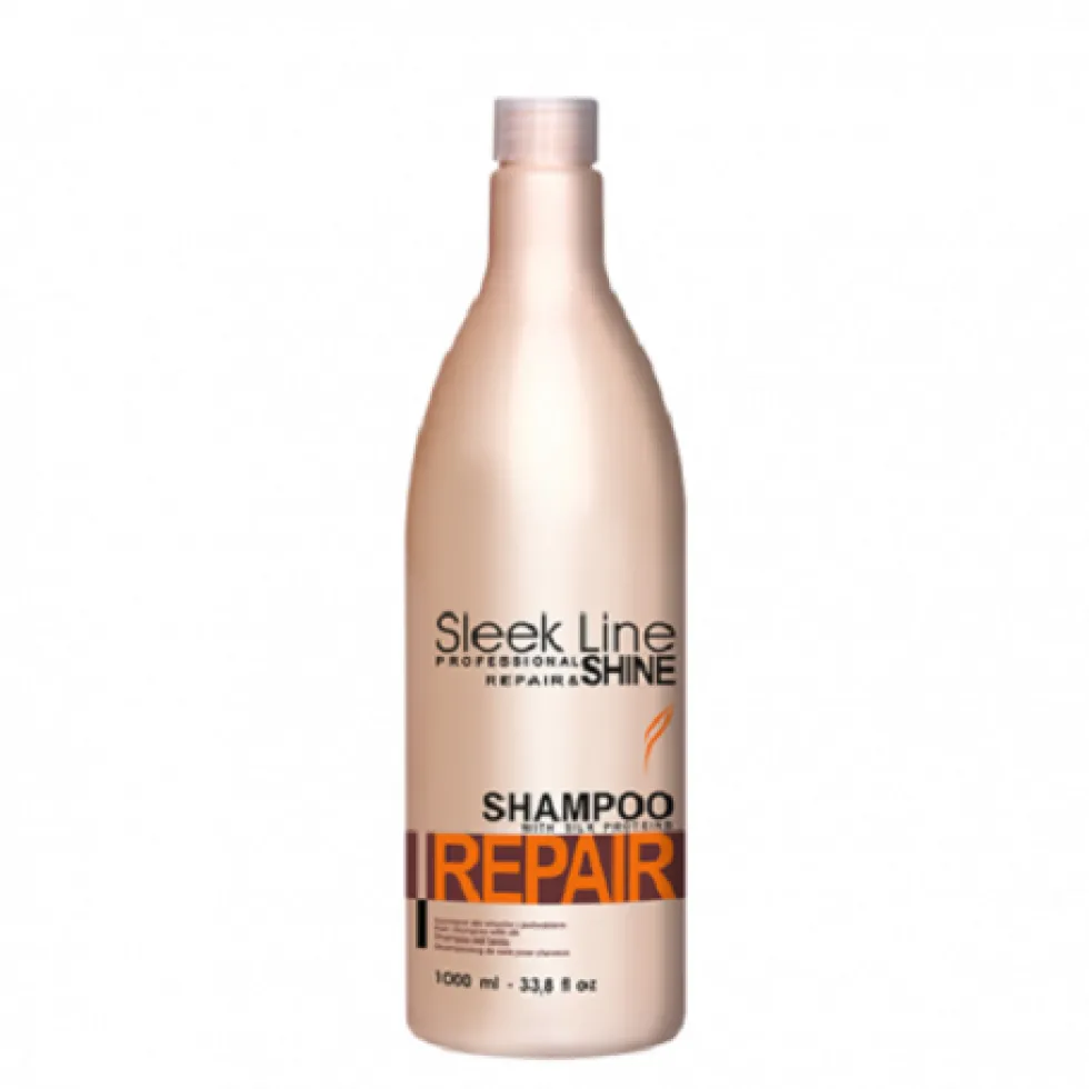 Stapiz Sleek Line Repair Shampoo szampon z jedwabiem do włosów zniszczonych 1000ml