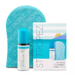ST. TROPEZ Self Tan Classic zestaw samoopalająca ultra nawilżająca pianka 50ml + rękawica