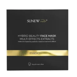 SunewMed+ Essence+ Hybrid Beauty Face Mask hybrydowa maska z peptydami i śluzem ślimaka 4x28g