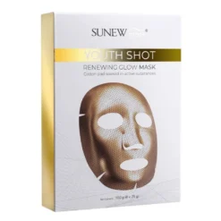 SunewMed+ Youth Shot Renewing Glow Mask rozświetlająca maska w płachcie 6x25g