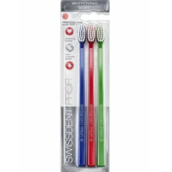 Swissdent Profi Whitening Soft szczoteczka do zębów 2szt+1szt