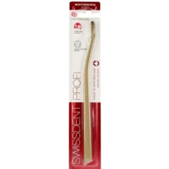 Swissdent Profi Whitening Soft szczoteczka do zębów Złota 1szt