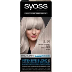 Syoss Cool Blonds rozjaśniacz do włosów 12_59 Chłodny Platynowy Blond
