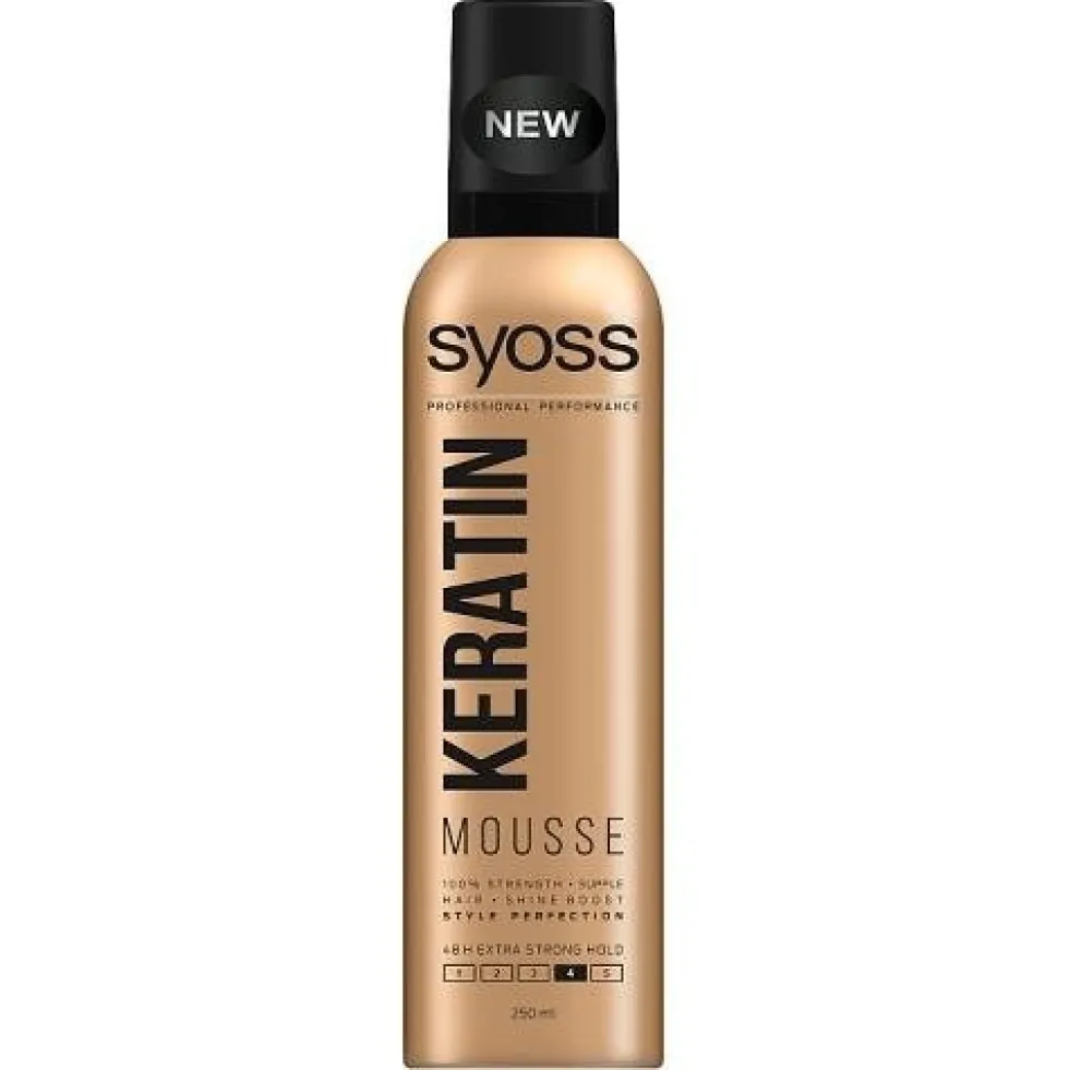 Syoss Keratin Mousse pianka do włosów Extra Strong 250ml