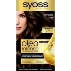 Syoss Oleo Intense farba do włosów trwale koloryzująca z olejkami 3-10 Głęboki Brąz