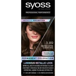 Syoss Permanent Coloration farba do włosów trwale koloryzująca 3-89 Kawowy Brąz