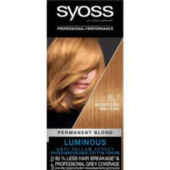 Syoss Permanent Color farba do włosów 8_7 Miodowy Blond