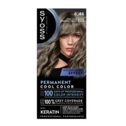 Syoss Permanent Cool Color farba do włosów 6_46 Chłodny Ciemny Blond