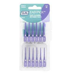 TePe EasyPick szczoteczki/wykałaczki międzyzębowe z etui XL Fioletowe 36szt