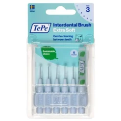 TePe Extra Soft szczoteczki do przestrzeni międzyzębowych 0.6mm Jasnoniebieskie 6szt