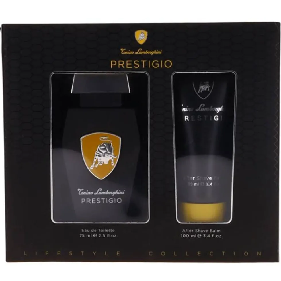 Tonino Lamborghini Prestigio zestaw woda toaletowa spray 75ml + balsam po goleniu 100ml