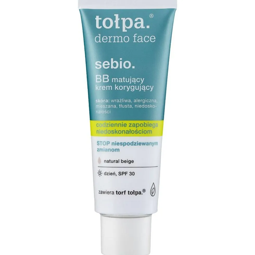Tołpa Dermo Face Sebio BB matujący krem korygujący SPF30 40ml