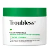 Troubless Clear Toner Pad płatki tonizujące z efektem peelingu 60szt.