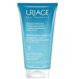URIAGE Refreshing Make-Up Removing Jelly odświeżający żel do demakijażu z ekstraktem z organicznej szarotki alpejskiej 150ml