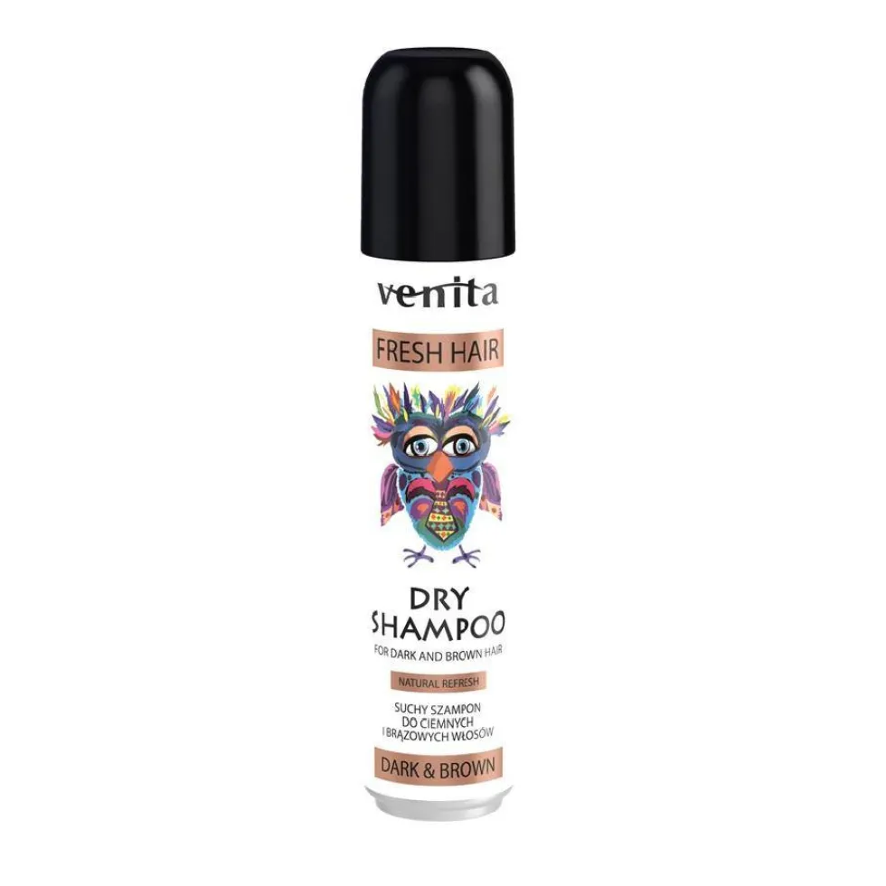 Venita Fresh Hair Dry Shampoo suchy szampon do włosów Dark & Brown 75ml