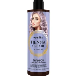 Venita Henna Color Platinum szampon do włosów blond i siwych 300ml