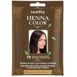 Venita Henna Color ziołowa odżywka koloryzująca z naturalnej henny 19 Czarna Czekolada