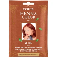 Venita Henna Color ziołowa odżywka koloryzująca z naturalnej henny 8 Rubin